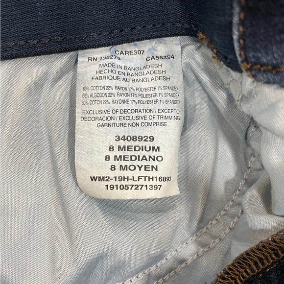 Women’s LEE Size 8 MEDIUM Bootcut Midrise Flex Motion Blue Jeans - Picture 4 of 8